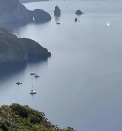 別荘 Scirocco Eolie With Sea View! *