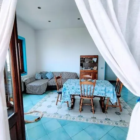 別荘 Scirocco Eolie With Sea View! *