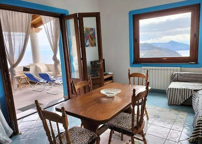 Feriehus Scirocco Eolie With Sea View!